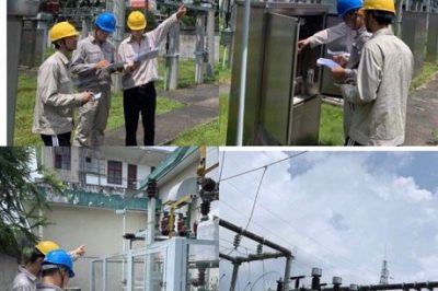 35kV金石橋變設(shè)備開展十八項反措排查工作、10kV開關(guān)柜開展帶電局放檢測工作