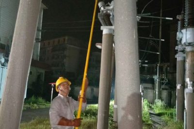 變電運(yùn)維對檀雷桔南I線，檀雷桔南II線停電操作，配合線路零點搶修