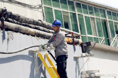 禹城市供電公司加快電纜入地工程建設