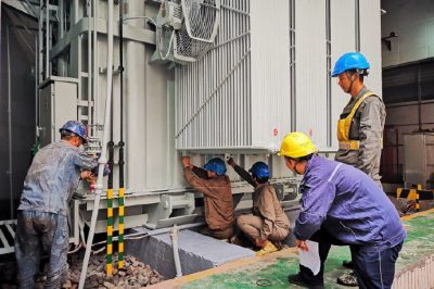 圓滿(mǎn)完成110千伏牛角沱變電站主變壓器大修