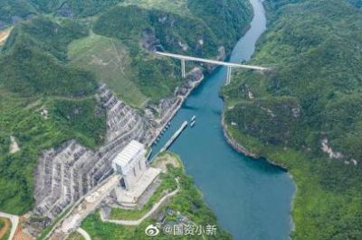 構(gòu)皮灘水電站通航工程進入全面調(diào)試階段