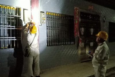 對轄區(qū)線路設備進行夜間日常巡視