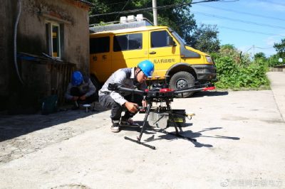 檢修公司利用無人機激光掃描專項工作