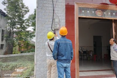 西埠頭臺區(qū)開展計量檢查