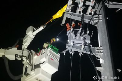 10千伏桃花線63號桿塔處除了開關(guān)線夾故障