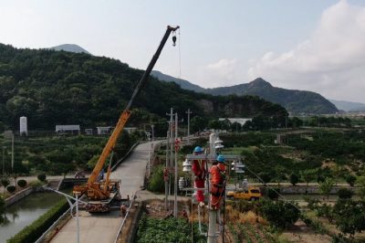 舟山普陀桃花10千伏部隊(duì)線與桃花線新設(shè)聯(lián)絡(luò)工程完工