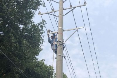 在城廂鎮(zhèn)對10千伏114港池I線進(jìn)行負(fù)荷切割工作