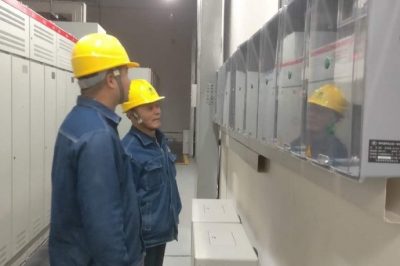 對轄區(qū)中華世紀城延長石油小區(qū)的配電室進行核查