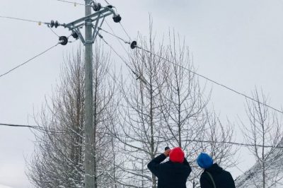 重點(diǎn)巡視桿塔、線路設(shè)備覆雪等情況