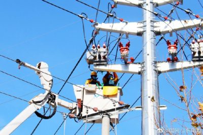 對10千伏農(nóng)場線10號桿真空開關設備線夾進行帶電消缺