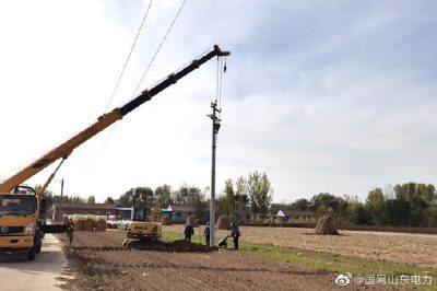 10千伏南城線酒廠支線開展升級(jí)改造